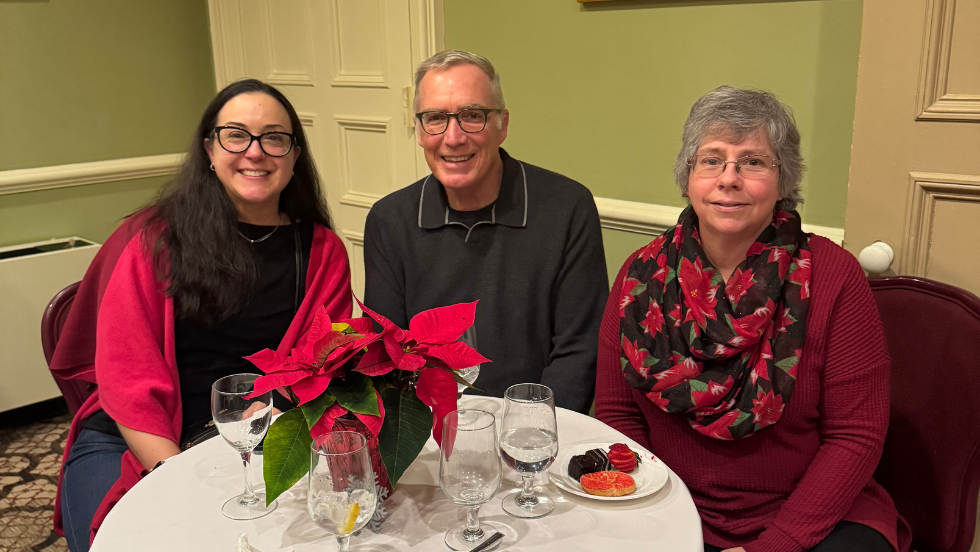 Suzanne Araujo, Joseph Hogan, and Diane Deignan