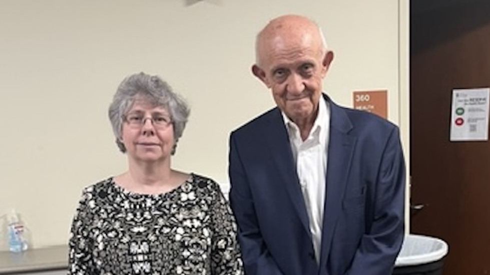 Diane Deignan (left) Constantine Gatsonis (right)